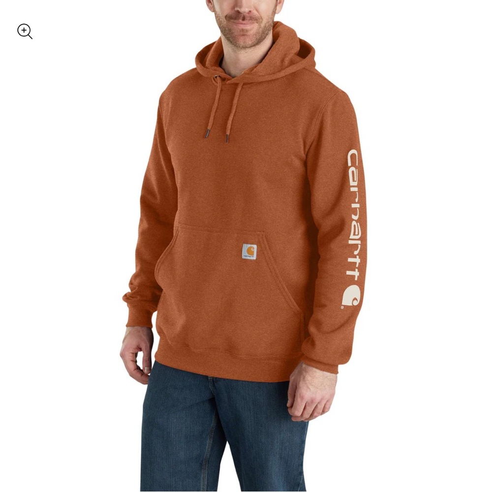 CARHARTT LOOSE FIT MIDWEIGHT LOGO SLEEVE GRAPHIC SWEATSHIRT